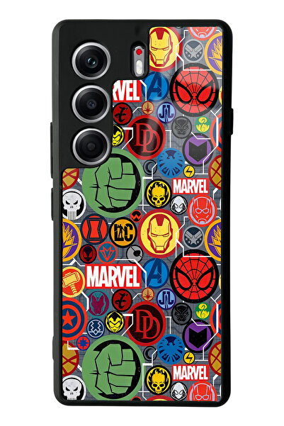 Spoyi Tecno Camon 40 Pro Compatible Marvel Face Design Glossy Phone Case