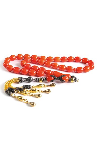 TESBİHCİBABA Mozaic Claw Tassel Portocaliu mediteraneană Spremită de chihlimb...