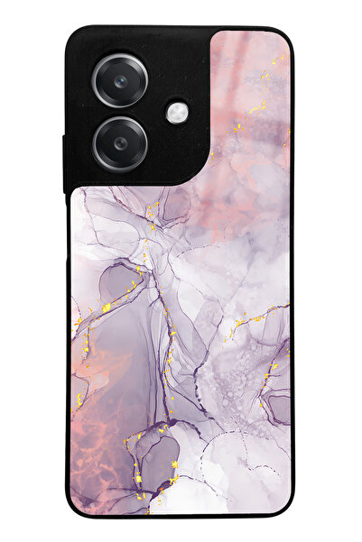 Spoyi Oppo A3 Fuchsia Marble Design Glossy Phone Case Compatible