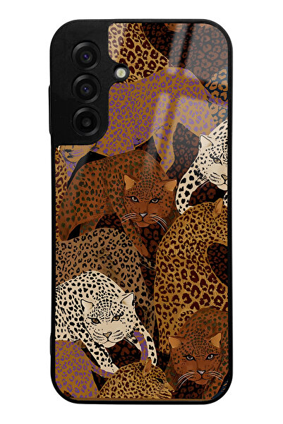 Spoyi A17 Compatible Leopard Design Glossy Phone Case