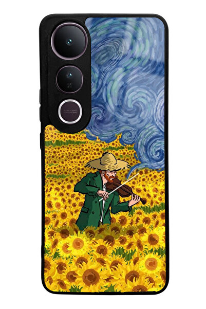 Spoyi Vivo V50 Lite Compatible Violinist Design Glossy Phone Case