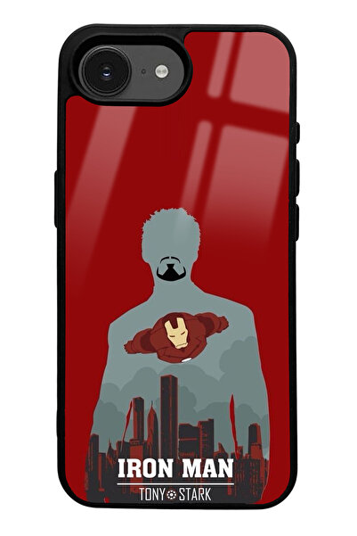 Spoyi iPhone 16E Tony Stark Design Glossy Phone Case