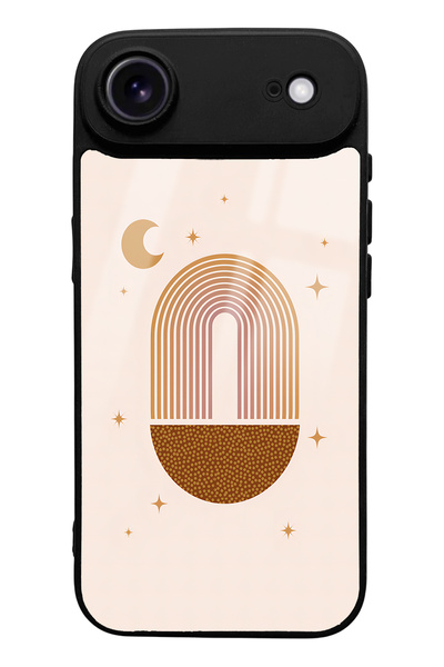 Spoyi iPhone 17 Air Compatiblenude Art Night Designed Glossy Phone Case