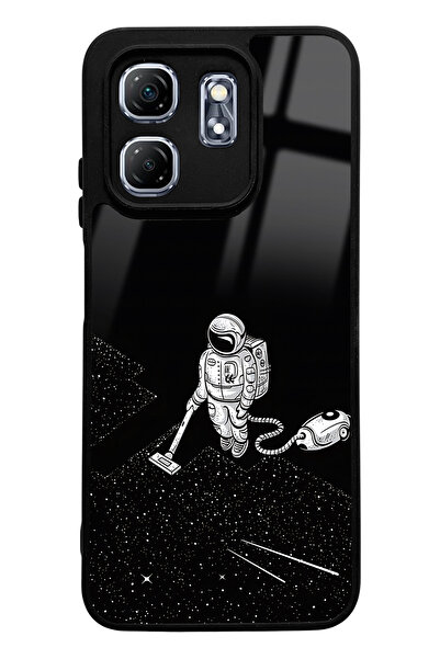 Spoyi Hot 50I Compatible Astronaut Tatiana Designed Glossy Phone Case