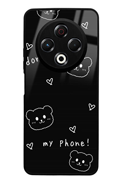 Spoyi Tecno Spark 30 Compatible Don'T Touch Design Glossy Phone Case