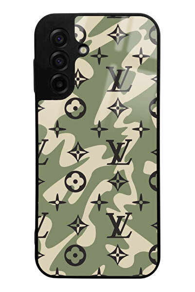 Spoyi Samsung A17 Green Wave Design Glossy Phone Case