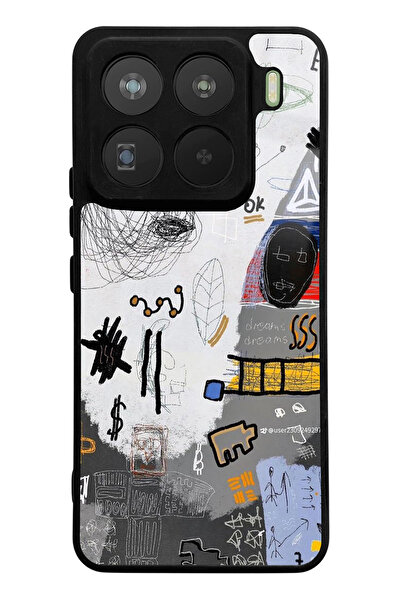 Spoyi Xiaomi Mi 15 Pro Compatible Glossy Phone Case with Mathematical Board Design