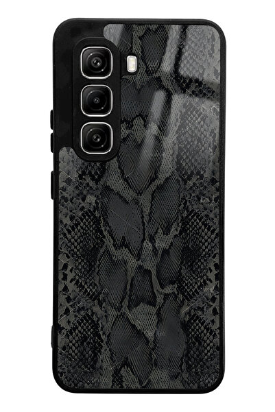 Spoyi Infinix Hot 50 Pro Compatible Snake Skin Design Glossy Phone Case