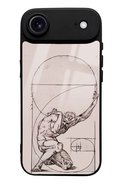 Spoyi iPhone 17 Compatible Air Sculpture Design Glossy Phone Case