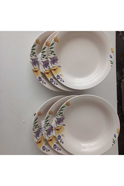 voles Kir Çi̇çeği̇ Food Plate Set of 6
