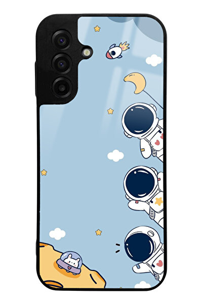 Spoyi Samsung A17 Mini Compatible Astronaut Design Glossy Phone Case