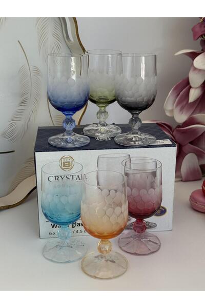 ROSSEV Mercan Mix Coffee Side Crystal Water Glass-135Ml