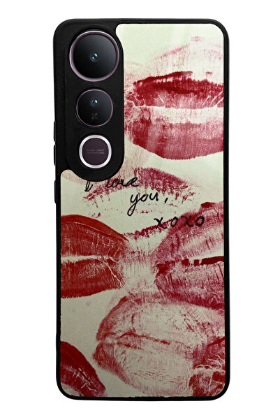 Spoyi Vivo V50 Lite Compatible I Love You Designed Glossy Phone Case
