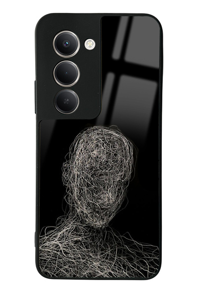 Spoyi Xiaomi Redmi 15 Draw Silüet Tasarımlı Glossy Telefon Kılıfı Uyumlu