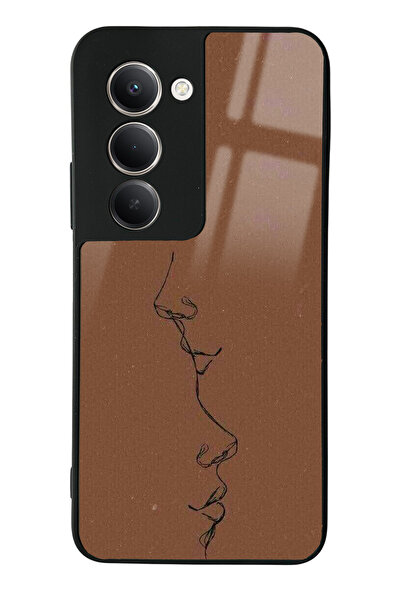 Spoyi Xiaomi Redmi 15 Compatible Glossy Phone Case with Coffee Silhouette Design
