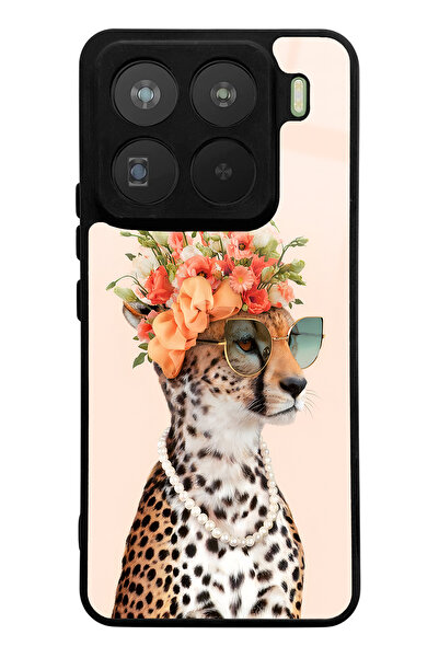 Spoyi Xiaomi Mi 15 Pro Influencer Leopard Cat Design Glossy Phone Case Compatible