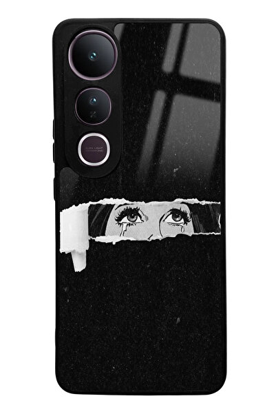 Spoyi Vivo V50 Lite Compatible Glossy Phone Case with Eyes Design