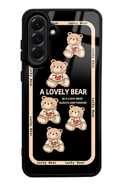 Spoyi Samsung A56 Lucky Bear Designed Glossy Phone Case