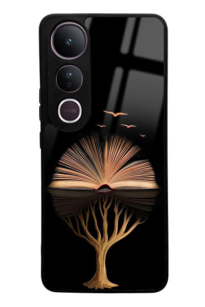 Spoyi Vivo V50 Lite Compatible Book Design Glossy Phone Case