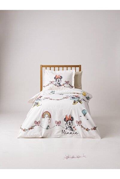 Özdilek Minnie Mouse Bowties Disney Lisanslı Bebek Nevresim Takımı – %100 Pamuk