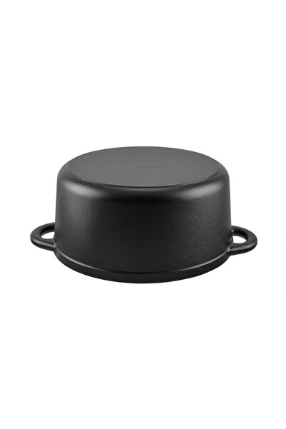 Perfect Home Oală din fontă cu mânere și capac, 26 cm, 5 litri