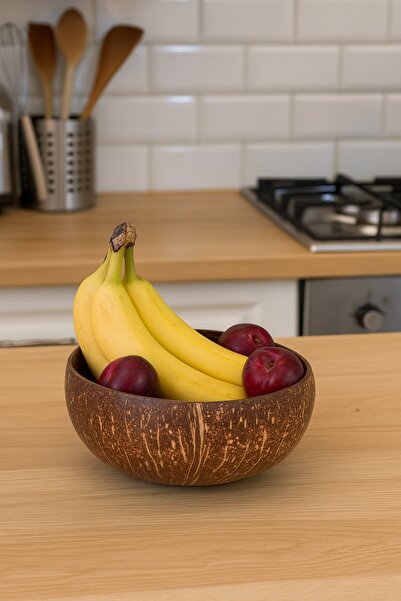 LIFESTYLER Pack of 4 Jumbo Coconut Bowls (14-16 cm)