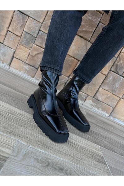 Naz Genç Ayakkabı HAKİKİ DERİ STREÇ BOT