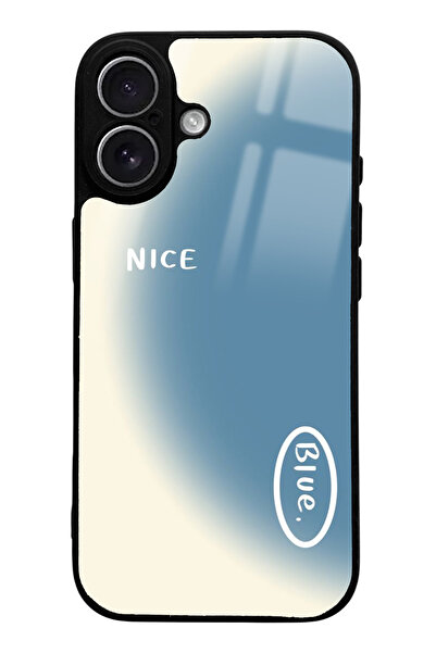 Spoyi Nice Blue Designed Glossy Phone Case Compatible with iPhone 17