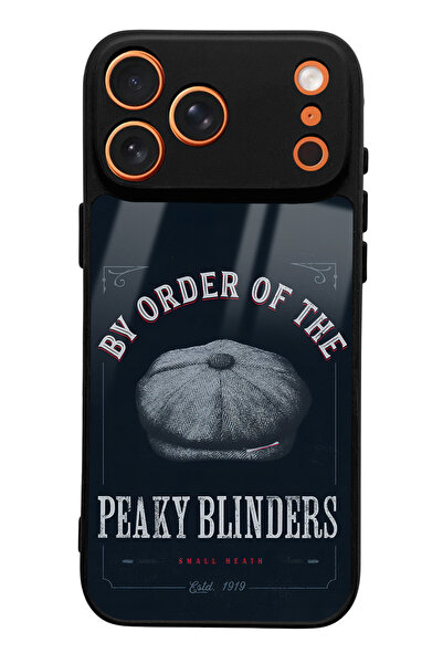 Spoyi iPhone 17 Pro Max Compatible Peaky Blinders Cap Design Glossy Phone Case