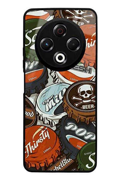 Spoyi Tecno Spark 30 Compatible Glossy Phone Case with Soda Cap Design