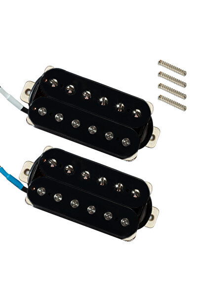 Choice13 8.8k Black set Phrilam Pro HH High output Alnico5 6 non &6 adjustabl...