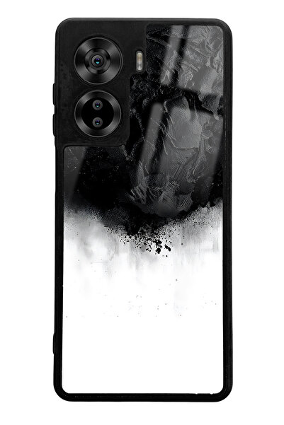 Spoyi Casper Via X40 Black Smoke Design Glossy Phone Case Compatible