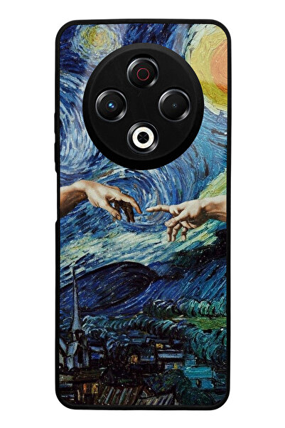 Spoyi Tecno Spark 30 Compatible Hand-In-Hand Designed Glossy Phone Case