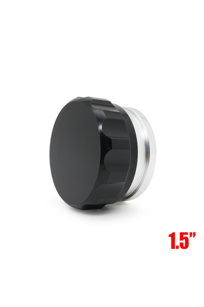 Choice سدادة وغطاء لحام من الألومنيوم مقاس 1.5 بوصة وقطر خارجي أسود 1 بوصة و1...