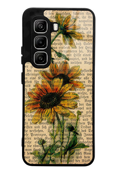 Spoyi Infinix Hot 50 Pro Sunflower Design Glossy Phone Case Compatible