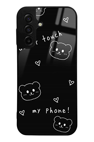 Spoyi A17 Compatible Don'T Touch Designed Glossy Phone Case