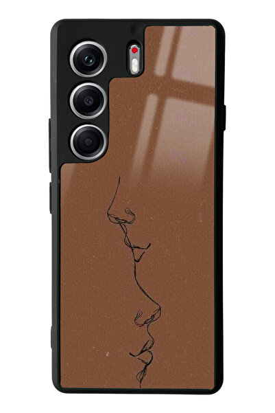 Spoyi Tecno Camon 40 Pro Compatible Glossy Phone Case with Coffee Silhouette Design