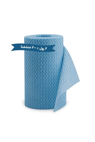 Gheem Gem Microfiber Kitchen Towels and Cloths - 200 Towels, 2 Rolls