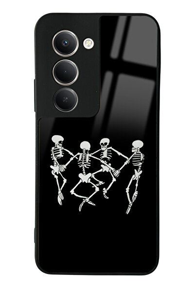 Spoyi حافظة هاتف Xiaomi Redmi 15 بتصميم هيكل عظمي لامع