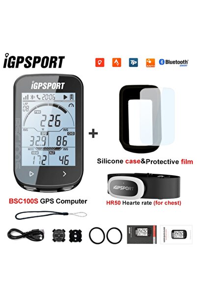 iGPSPORT BSC100S HR50 BSC100S ANT+ GPS عداد المسافات حاسوب الدراجة ركوب الدرا...