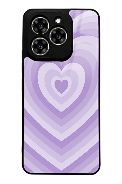 Spoyi Reeder S919 Lilac Heart Design Glossy Phone Case