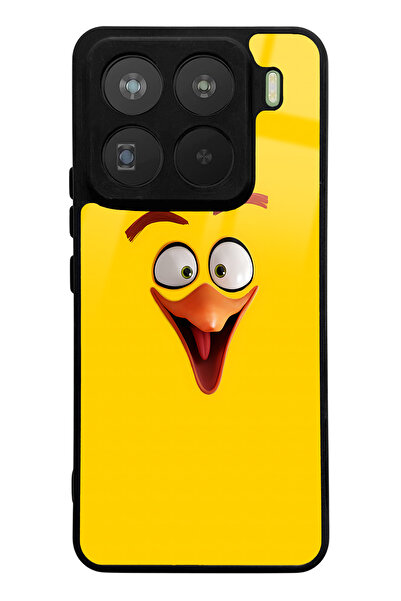 Spoyi Xiaomi Mi 15 Pro Yellow Angry Birds Design Glossy Phone Case Compatible