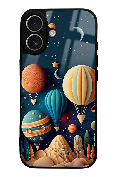 Spoyi iPhone 17 Astral Balloons Design Glossy Phone Case