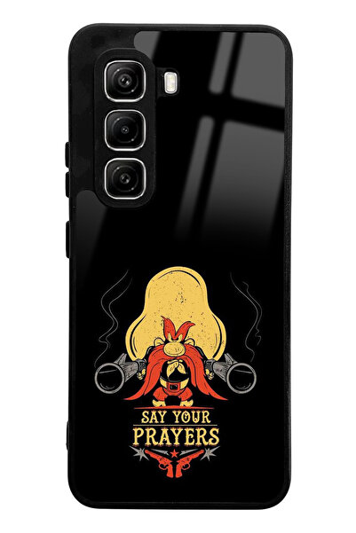 Spoyi Infinix Hot 50 Pro Say Your Prayers Design Glossy Phone Case Compatible