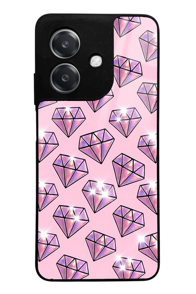 Spoyi Oppo A3 Compatible Diamond Design Glossy Phone Case