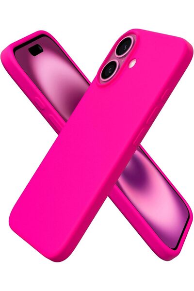 emybox غطاء هاتف آيفون 17 من السيليكون الناعم - مخملي من الداخل، غير لامع، مق...