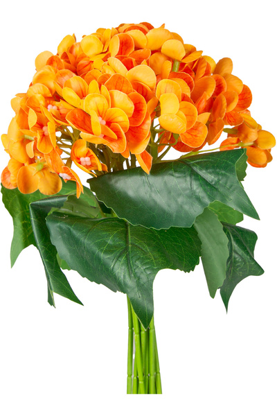 Herdekora Yapay Ortanca, Turuncu - 28 cm