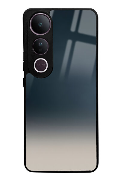 Spoyi Vivo V50 Lite Blue Transitional Design Glossy Phone Case Compatible