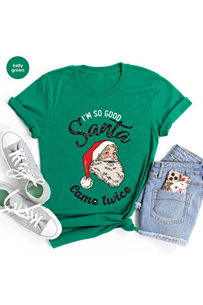 MAGORS TRIOC DE BUMBAC CU MÂNĂ SCURTĂ, CU FORMĂ REGULARĂ, CU TEMĂ DE ANUL NOU...