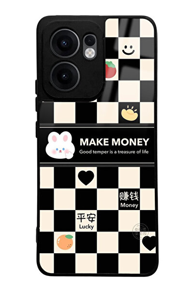 Spoyi Oppo Reno 13F Make Money Design Glossy Phone Case Compatible